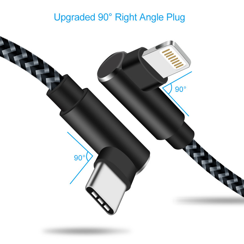 Kábel ANSEIP USB Type-C na iOS PD 20W s rýchlym nabíjaním a synchronizáciou dát, nabíjací kábel USB typu C pre iPhone 12 11Pro Max 6 7 8 X iPad Apple