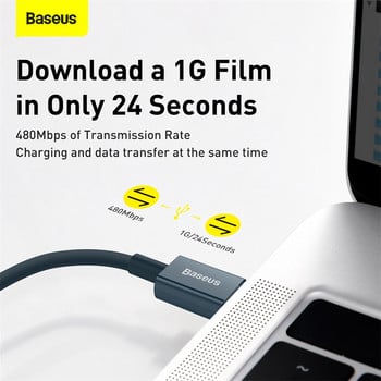 Baseus 20W PD USB тип C кабел за iPhone 13 12 11 Pro Max XR Кабел за бързо зареждане PD зарядно устройство за iPad Pro Type-C USB C кабел за данни