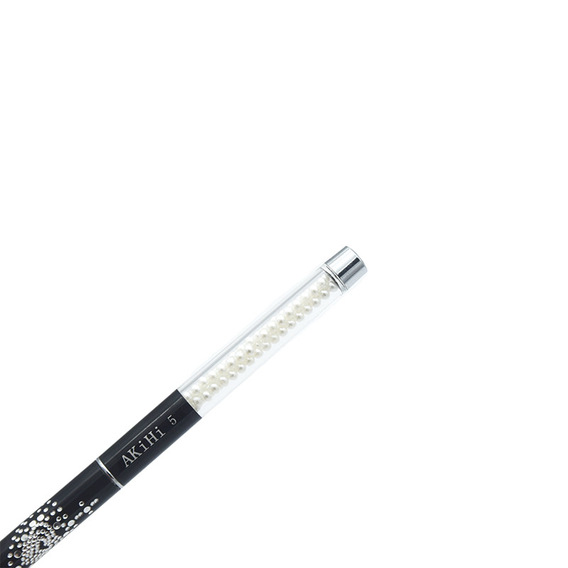 AKiHi Nail Thin Liners Pen UV gelis Tapyba Piešimo šepečiai Nagų dailės Linijos įrankiai su dangteliu