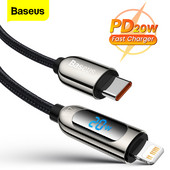 Baseus PD 20W Καλώδιο USB C για iPhone 12 11 Pro Max Xs X Γρήγορη φόρτιση USB Type C για iPhone iPad Mini Air Καλώδιο Καλώδιο δεδομένων