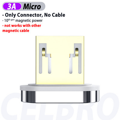 5A magnetinis kabelis, C tipo kabelis, itin greitas įkrovimas, skirtas Huawei P40 Pro P20 Lite Samsung S20 Ultra Microusb Magnet USB Kabel Cavo