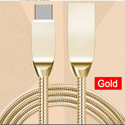 BAECOAR Aliaj de zinc 3A Cablu USB tip C Sârmă de încărcare Micro USB Arc metalic pentru iPhone Samsung Huawei Xiaomi Cablu de încărcare rapidă