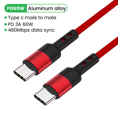 100 W típusú C kábel USB kábel PD szupergyors töltő adatkábel Huawei Xiaomi mobiltelefon töltőkábelhez