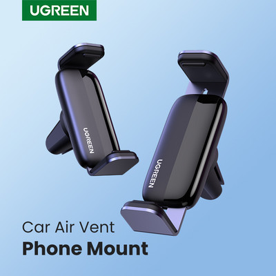 UGREEN Стойка за автомобилен държач за телефон за мобилен телефон Стойка за телефон с вентилационен отвор за Xiaomi Samsung iPhone 12 13 Телефон Стойка за автомобилен държач