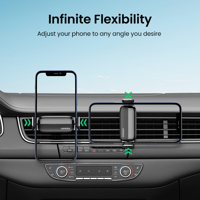 UGREEN autós telefontartó állvány mobiltelefonhoz légtelenítő telefontartó Xiaomi Samsung iPhone 12 13 telefonhoz