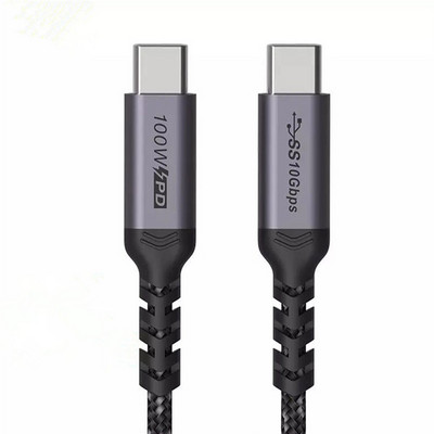Καλώδιο USB C σε USB C 3.1 Gen 2 Καλώδιο βίντεο Τύπου C PD 100W 5A Γρήγορη φόρτιση για MacBook Pro SSD 4k 60Hz καλώδιο οθόνης