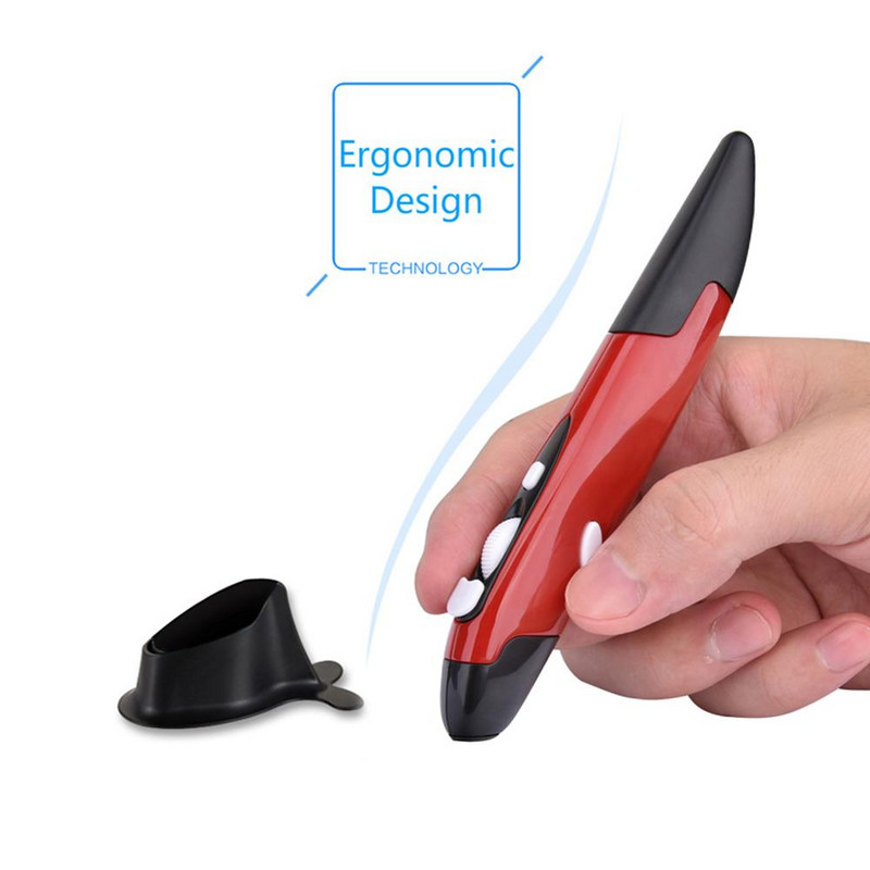 2.4G Wireless USB Prezentator Optic Pen Mouse Ajustabil 1600DPI 4 Taste Mini Mouse pentru Tablet Laptop PC Desktop Smart TV Box