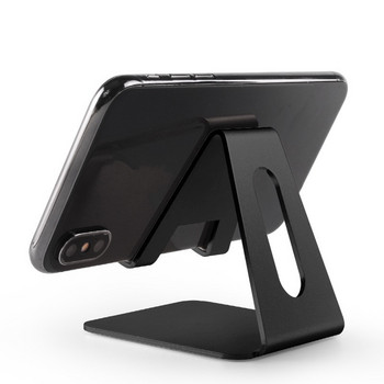 Метална стойка за мобилен телефон Стойка на настолен алуминиева сплав Стойка за таблет за IPhone IPad Xiaomi Универсална настолна стойка за мобилен телефон