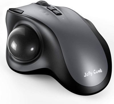 SeenDa Wireless Trackball Mouse 2.4G+Dual Bluetooth 4.0 Εργονομικό ποντίκι Επαναφορτιζόμενο ποντίκι για Mac Windows Υπολογιστής Φορητός υπολογιστής
