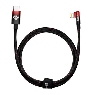 Baseus 20W könyökös USB kábel iPhone 13 12 11 Pro Max Xs X 8 Plus kábel Gyorstöltő kábel játéktöltő kábel telefonhoz