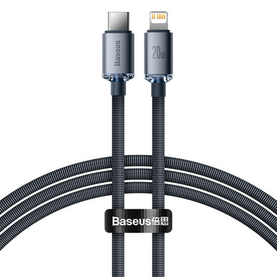 Baseus USB C kábel iPhone 13 Pro Max típushoz C PD 20W gyorstöltő töltő iPhone 12 Xs Max X XR iPad adatkábel vezetékes kábelhez