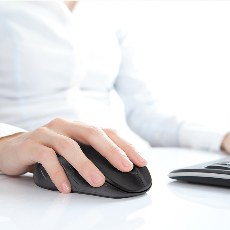 2,4G vezeték nélküli egér Zajmentes egér USB-vevővel - Hordozható számítógépes egér PC-hez, táblagéphez, laptophoz Windows rendszerrel