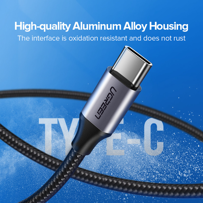 UGREEN USB C - USB A kábel USB-C töltő C típusú gyorstöltő adatkábel Samsung Galaxy S9 Huawei P30 gyorstöltő USB kábelhez