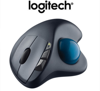 Оригинална мишка Logitech Mouse M575 безжична тракбол мишка лаптоп USB мишка офис мишка, съвместима с Apple Mac и Windows