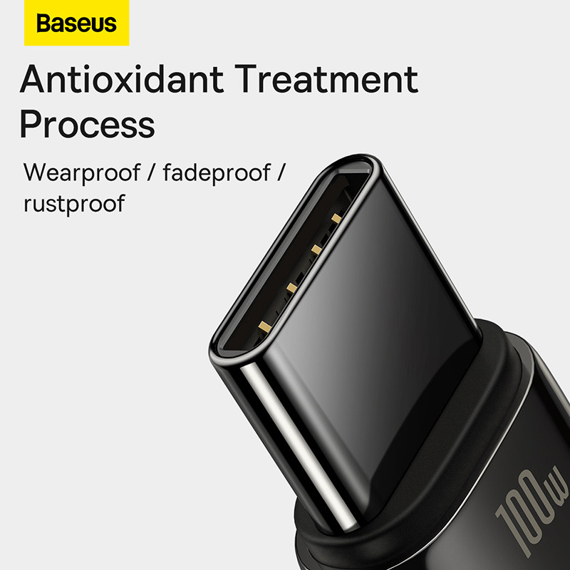 Baseus 100 W USB Type C kábel Samsung Pro gyorstöltő vezetékes USB-C töltő adatkábel Huawei P30 Realme Oneplus Poco F3 készülékhez