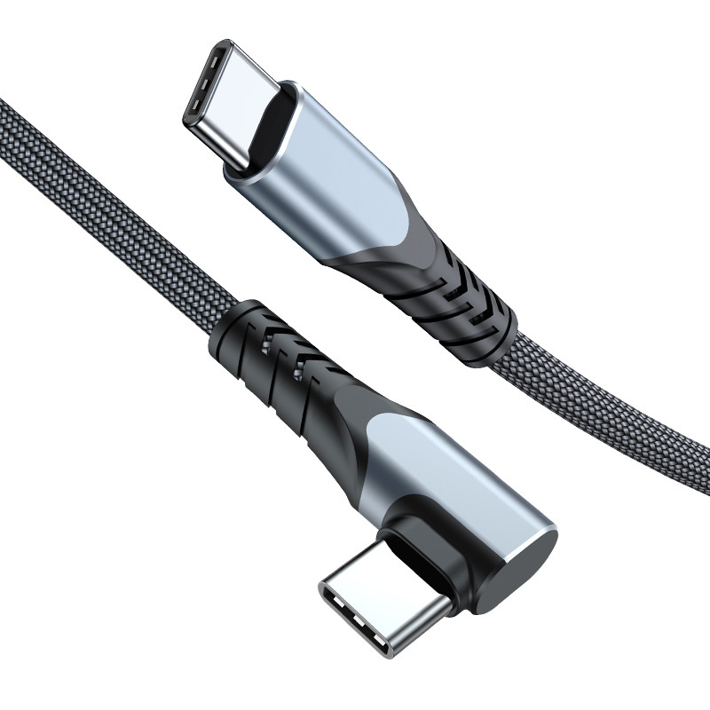 PD 100W USB C na USB tip C kabel 90 stupnjeva linija za prijenosna računala 5A lakat USBC tip C kabel žica za brzo punjenje za Huawei Xiaomi
