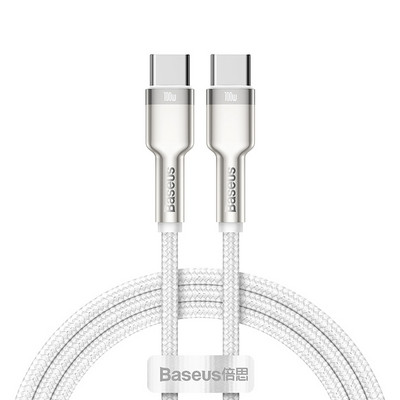Kábel Baseus 100W USB C na USB Type-C pre MacBook Pro QC 4.0 PD, rýchlonabíjací kábel USB C pre Xiaomi Redmi Note 8 Pro Samsung S20