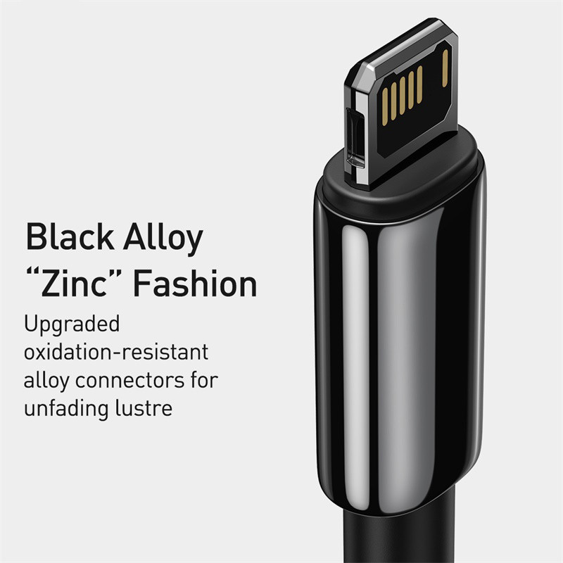 Baseus 2.4A USB-kábel iPhone 14 13 Pro Max XR Xs kábelhez Gyorstöltő kábel iPhone 12 töltő USB-hez a Lighting Data Line-hez