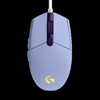 Нова геймърска мишка Logitech G102 IGHTSYNC RGB Оптична 8000DPI 16.8M Цветна подсветка Mechanica Side Button Glare Кабелна мишка