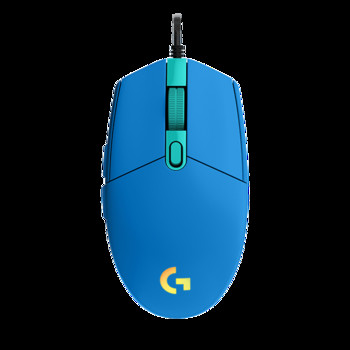 Нова геймърска мишка Logitech G102 IGHTSYNC RGB Оптична 8000DPI 16.8M Цветна подсветка Mechanica Side Button Glare Кабелна мишка