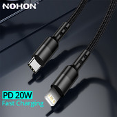 Καλώδιο γρήγορης φόρτισης PD USB C 20W για iPhone 12 11 Pro XS Max XR X 8 Plus Quick Charger Type-C to Lighting Καλώδιο δεδομένων κινητού τηλεφώνου