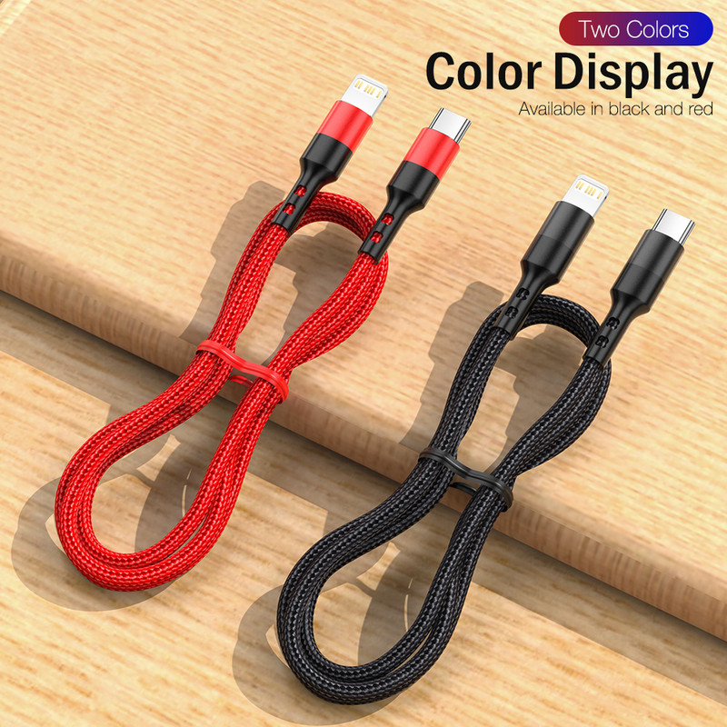 Καλώδιο γρήγορης φόρτισης PD USB C 20W για iPhone 12 11 Pro XS Max XR X 8 Plus Quick Charger Type-C to Lighting Καλώδιο δεδομένων κινητού τηλεφώνου