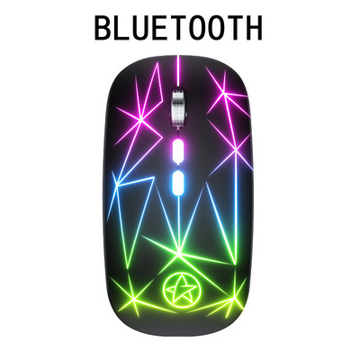 A20 újratölthető Bluetooth vezeték nélküli egér USB 2,4 GHz számítógép Mause Ergonomikus RGB játék egerek csendes PC laptophoz