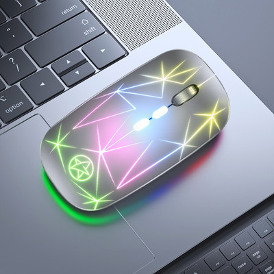 A20 újratölthető Bluetooth vezeték nélküli egér USB 2,4 GHz számítógép Mause Ergonomikus RGB játék egerek csendes PC laptophoz