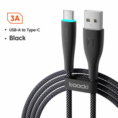 Cablu USB tip C Toocki 3A fir de încărcare rapidă pentru Xiaomi mi 12 11 Redmi Note 11 12 Poco F4 F3 Samusng QC 3.0 cablu de date tip C