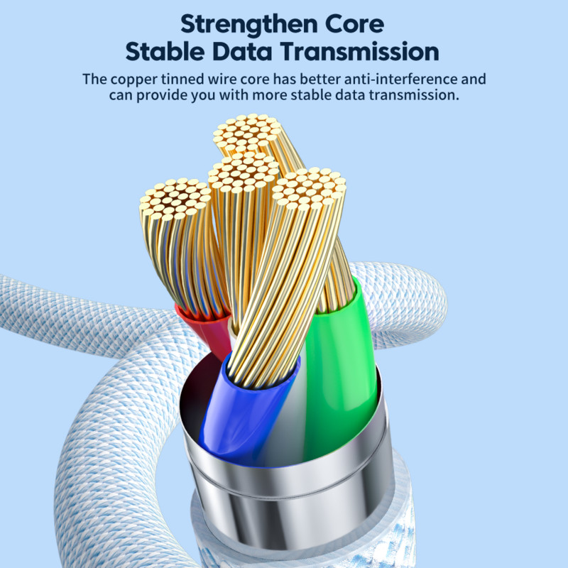 Cablu USB tip C Toocki 3A fir de încărcare rapidă pentru Xiaomi mi 12 11 Redmi Note 11 12 Poco F4 F3 Samusng QC 3.0 cablu de date tip C