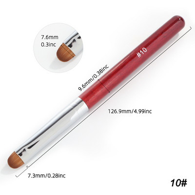 TIANMI Kolinsky Francia Nail Art Ecset Pöttyöző eszköz Akril körömdíszítés professzionális manikűrhöz Kutikula Clean Up Nail Art Design