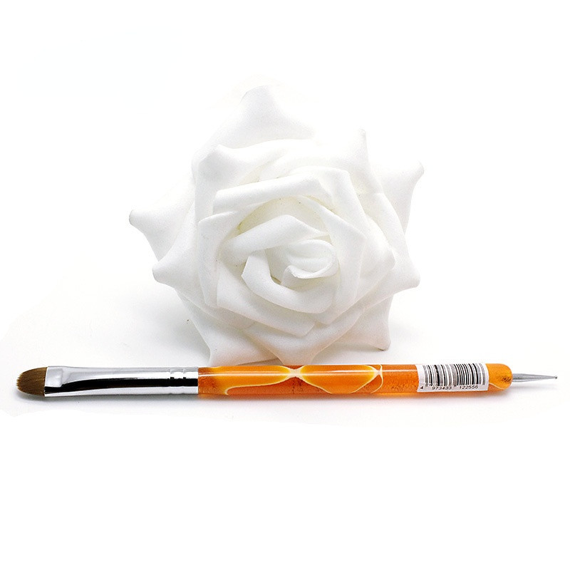 TIANMI Kolinsky Francia Nail Art Ecset Pöttyöző eszköz Akril körömdíszítés professzionális manikűrhöz Kutikula Clean Up Nail Art Design