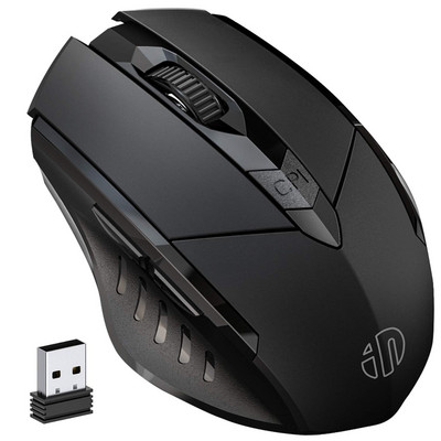 Bluetooth kompatibilni miš punjivi 2.4G INPHIC PM6 bežični miš Office Mute Support PC Laptop Tablet Smartphone Universal