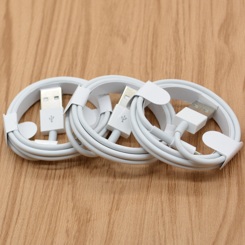 10 db/tétel USB töltő adatkábel iphone Lightning kábel iphone gyorstöltő kábel iPhone 5s X 8 7 6s Plus Se Xr Xs Max készülékhez