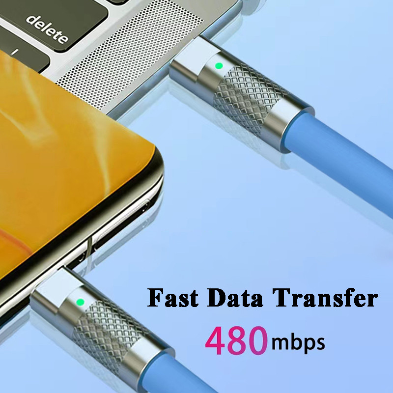 120W 6A PD 100W USB C na USB Type-C kábel s rýchlonabíjaním, nabíjačkou telefónu a dátovým káblom pre Huawei Xiaomi Redmi Samsung S2