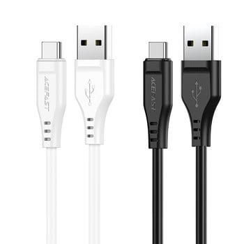 Καλώδιο ACEFAST USB Type C για Samsung A51 A71 3A Γρήγορη φόρτιση USB C Καλώδιο τηλεφώνου Micro Καλώδιο Καλώδιο φόρτισης για Xiaomi 11T Pro Καλώδιο φόρτισης