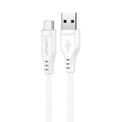 ACEFAST USB tipo C laidas, skirtas Samsung A51 A71 3A greito įkrovimo USB C mikro telefono kabelio laidas skirtas Xiaomi 11T Pro įkrovimo laidui
