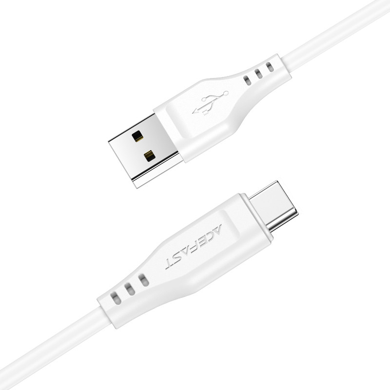ACEFAST USB tipo C laidas, skirtas Samsung A51 A71 3A greito įkrovimo USB C mikro telefono kabelio laidas skirtas Xiaomi 11T Pro įkrovimo laidui