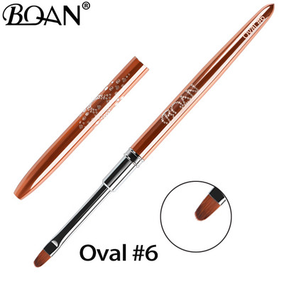 BQAN 1kom Nail Art Kist Pen Kosa glava Najlonska kosa Akril UV Gel Polish Builder Slikanje Savjeti za crtanje Art Dizajn Manikura