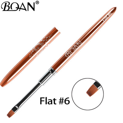 BQAN 1kom Nail Art Kist Pen Kosa glava Najlonska kosa Akril UV Gel Polish Builder Slikanje Savjeti za crtanje Art Dizajn Manikura