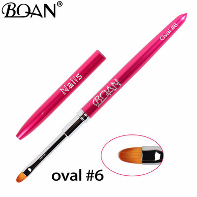 BQAN 1kom Nail Art Kist Pen Kosa glava Najlonska kosa Akril UV Gel Polish Builder Slikanje Savjeti za crtanje Art Dizajn Manikura
