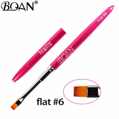 BQAN 1kom Nail Art Kist Pen Kosa glava Najlonska kosa Akril UV Gel Polish Builder Slikanje Savjeti za crtanje Art Dizajn Manikura