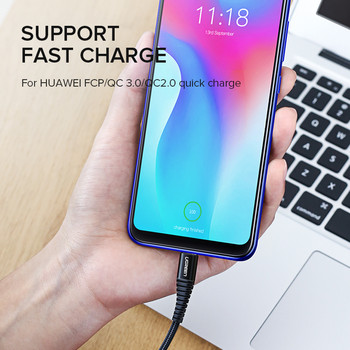 UGREEN Καλώδιο USB Type C 3A Καλώδιο γρήγορης φόρτισης για Samsung S9 Xiaomi USB C Καλώδιο δεδομένων Fast Phone Charger Charger Type-C Καλώδιο USB