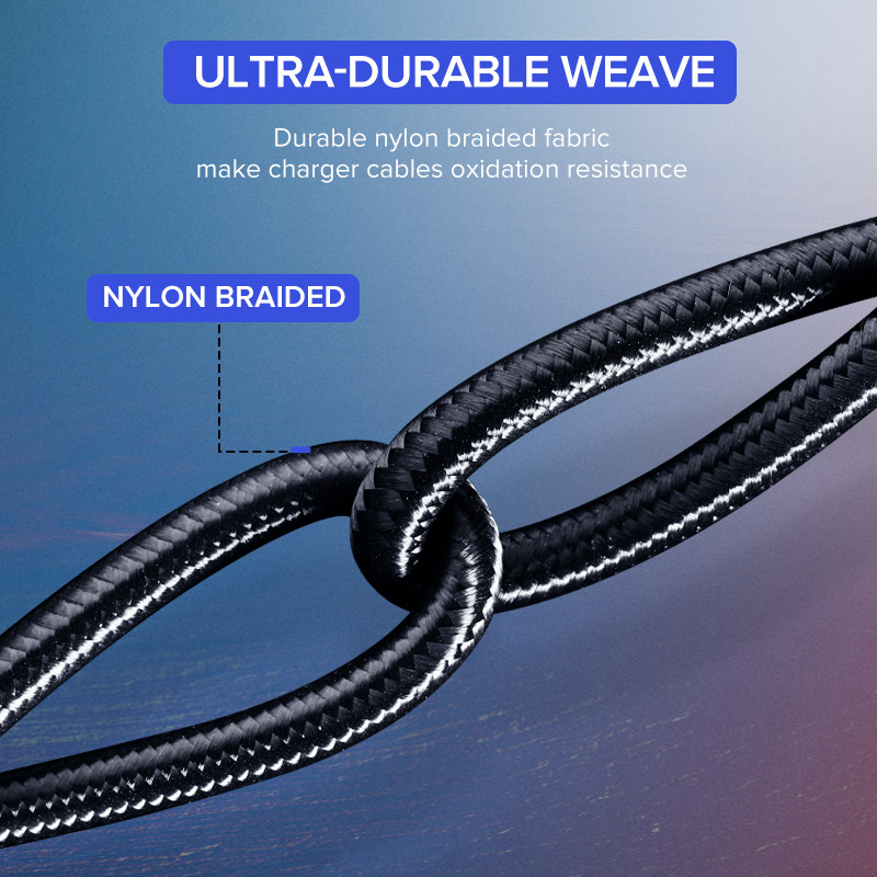 Kábel UGREEN USB Type-C 3A pre rýchle nabíjanie pre Samsung S9 Xiaomi USB C dátový kábel Rýchlonabíjací kábel pre telefón Kábel Type-C USB