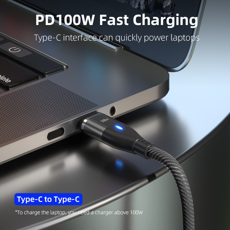 100W USB C na USB Type C magnetski kabel za punjenje PD brzi punjač 3 u 1 USB žičani kabel za Xiaomi Samsung Macbook iPad prijenosno računalo