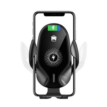 15W Qi държач за телефон за кола Безжично зарядно устройство Монтиране на автомобил Интелигентно инфрачервено за монтаж на вентилационен отвор Безжично зарядно устройство за кола за iPhoneXiaomi