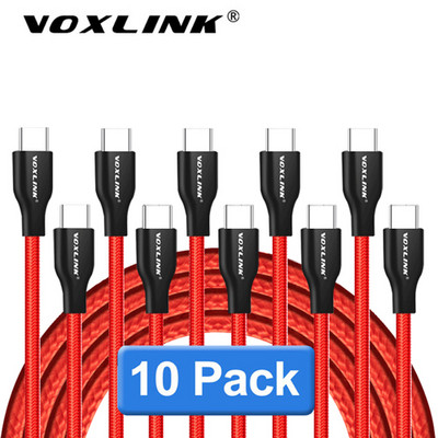 VOXLINK USB Type C USB 2.4A kabelis USB C Type-C sinhronizācijas un uzlādes kabelis Huawei P20 Mate20 OnePlus 2 ZUK Z1 LG G5 Xiaomi 8SE HTC10
