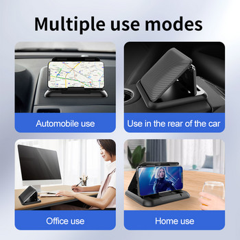 Универсален държач за автомобилен държач за монтиране на таблото за държачи за телефони за автомобил Противоплъзгащи се силиконови вендузи Регулируема поддръжка за смартфон