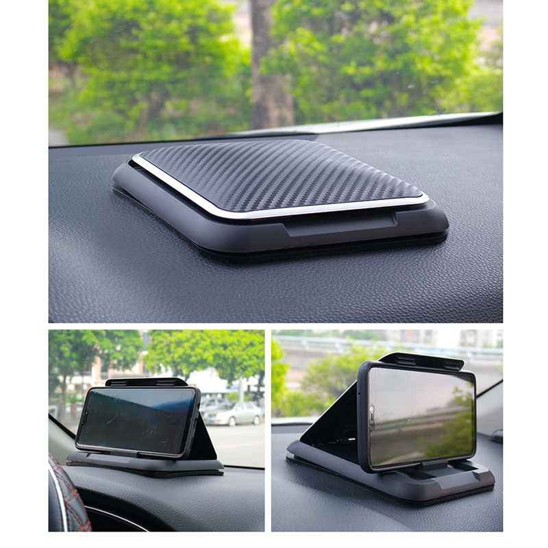Univerzalni držač za automobilski telefon za montažu na nadzornu ploču Držači za telefon za automobil Protuklizni silikonski usisni jastučići Podesiva podrška za pametni telefon