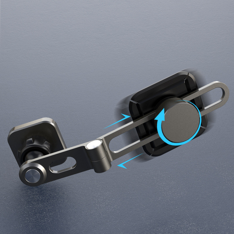 Skriveni sklopivi držač telefona Podesivi magnetski stalak za telefon Proširenje od aluminijske legure Podrška za mobilni telefon za Tesla Model 3/Y/X/S